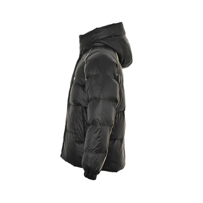 Black triangle down jacket