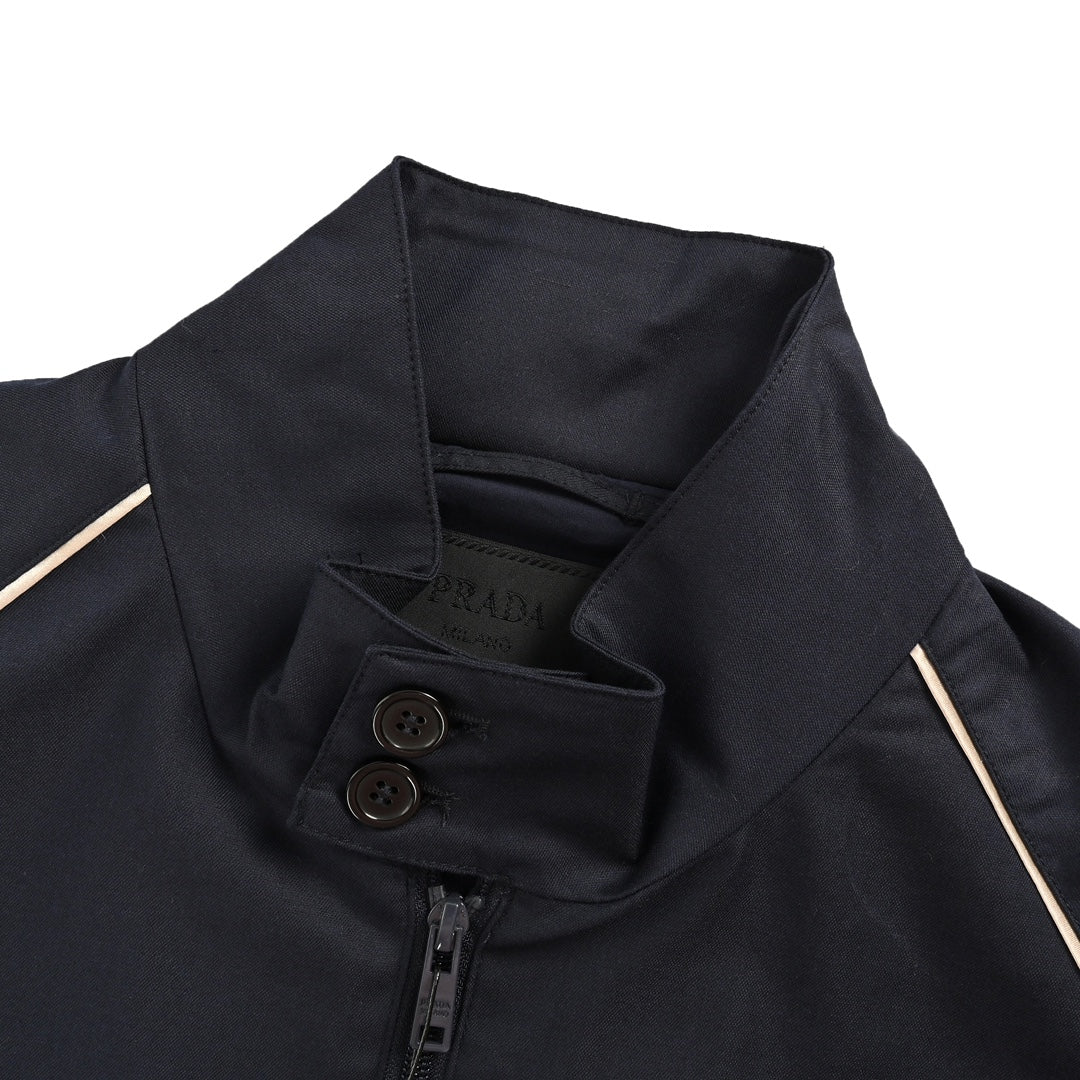 medium short stand collar jacket