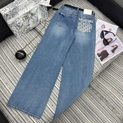 25 Early Spring Pocket Print Jeans