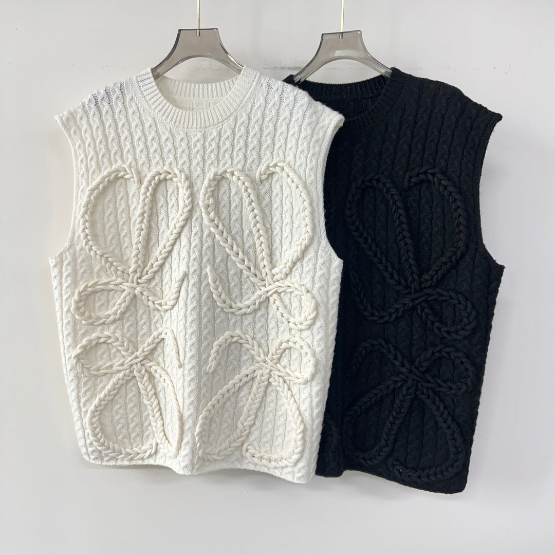 Winter Cable Knit Vest