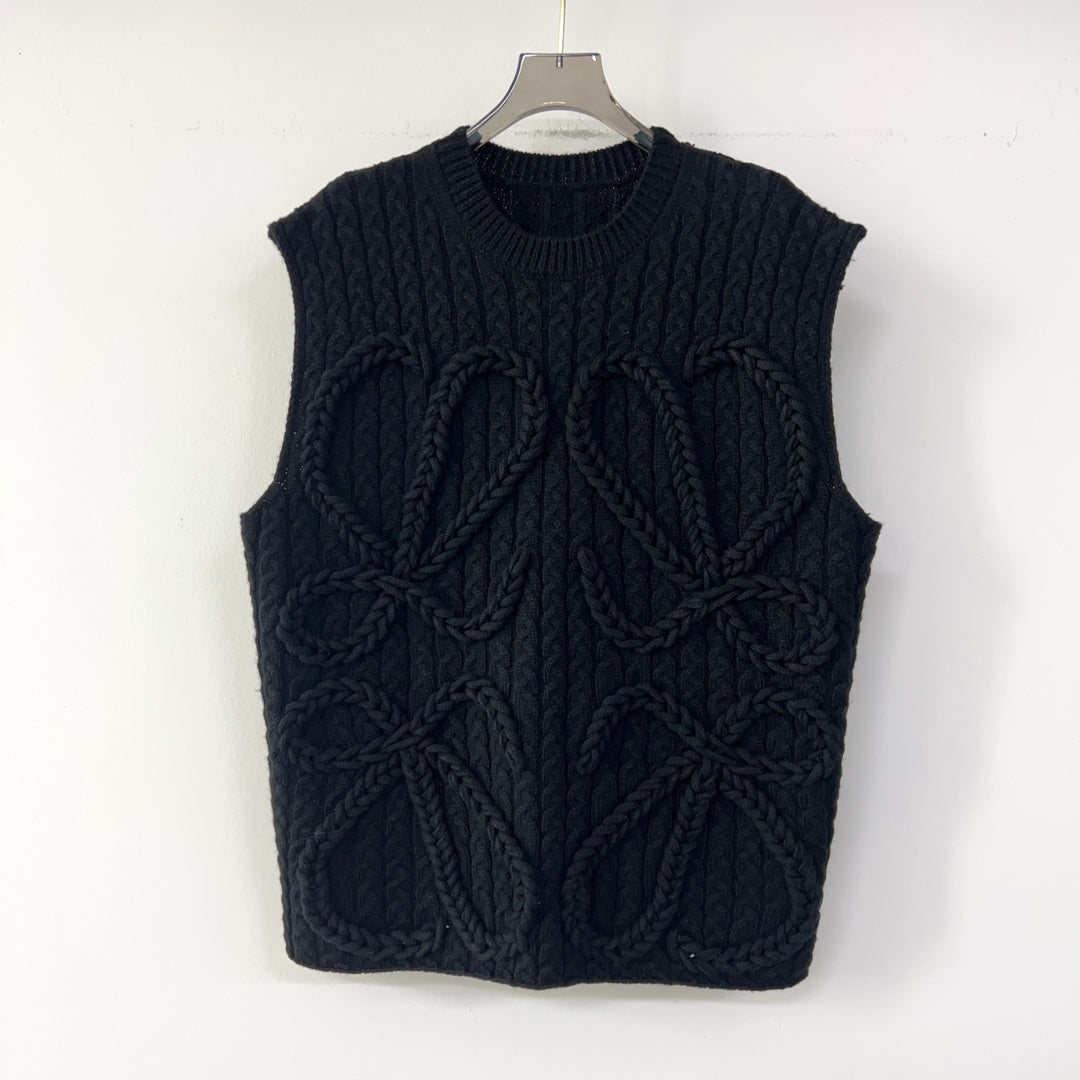 Winter Cable Knit Vest