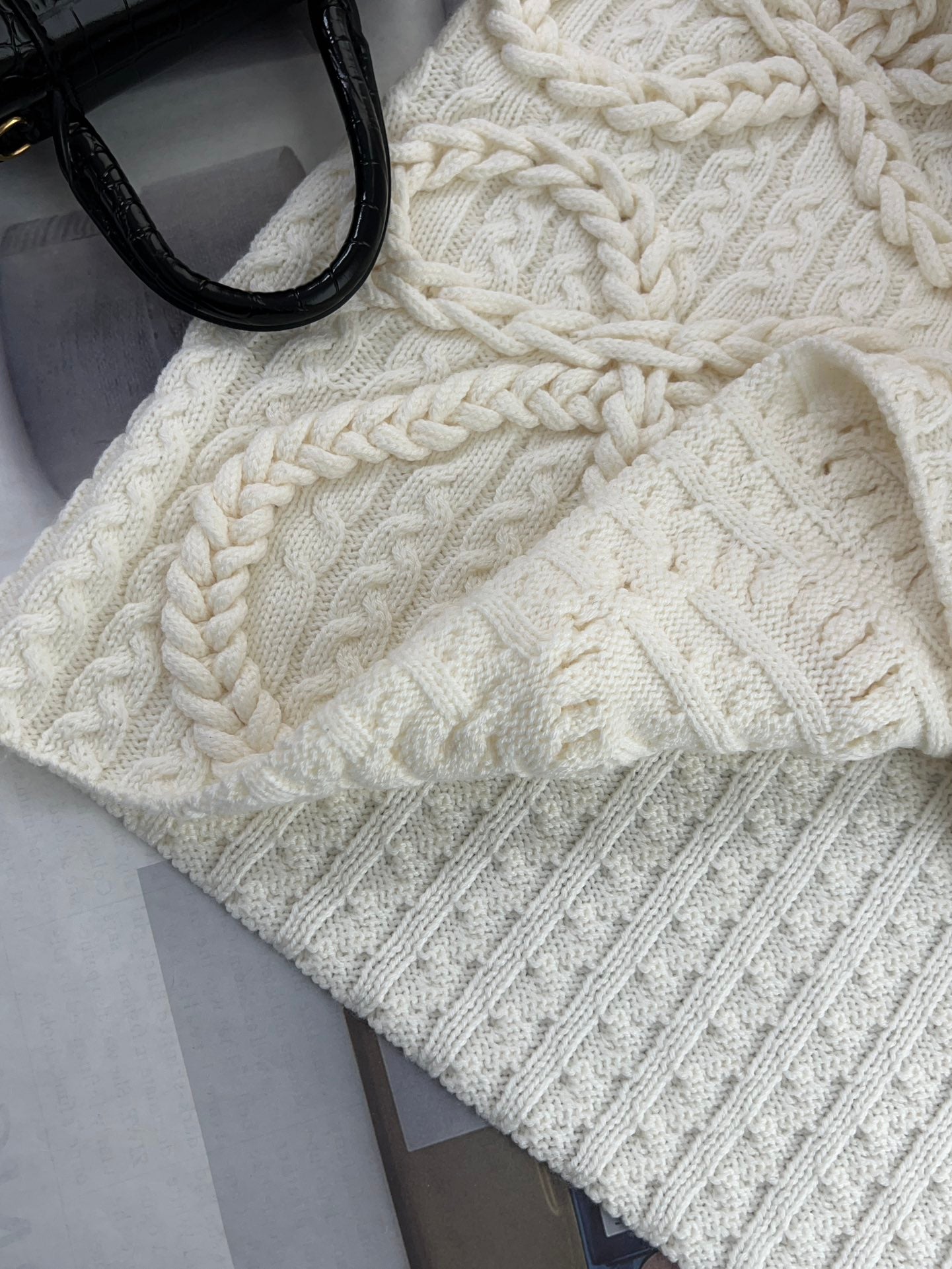 Winter Cable Knit Vest