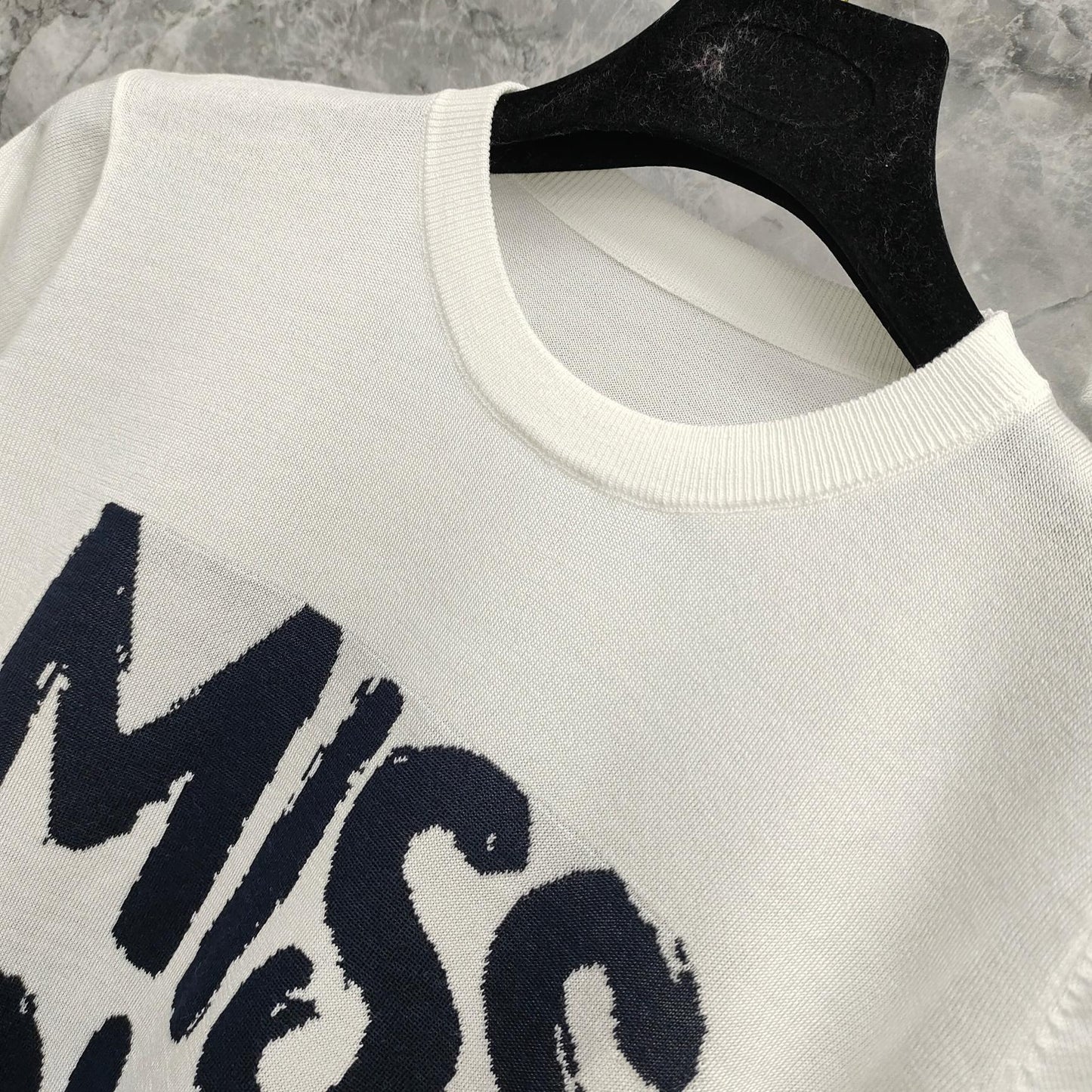 25 new round neck printed letter short sleeves