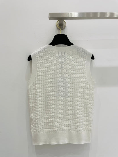 25 New V-neck knitted vest