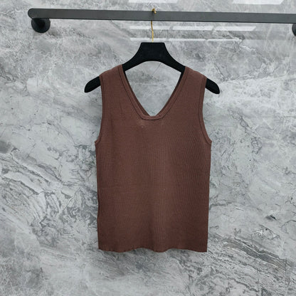 25 Cotton V-neck vest