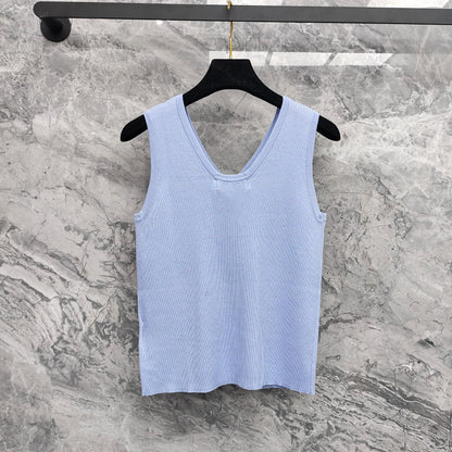 25 Cotton V-neck vest