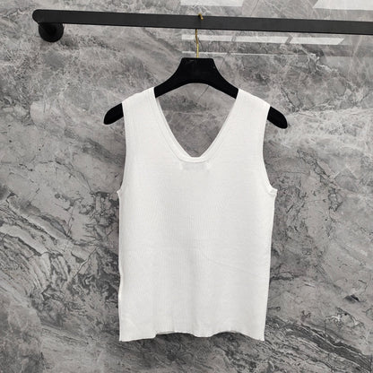 25 Cotton V-neck vest