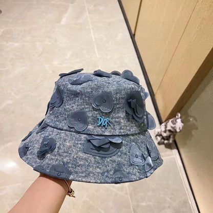 New British classic casual versatile bucket hat