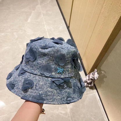 New British classic casual versatile bucket hat