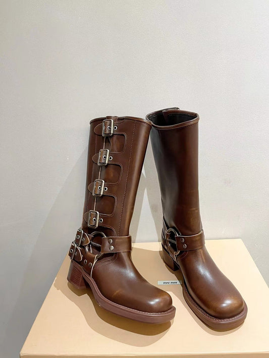 popular high boots, classic motorcycle shape