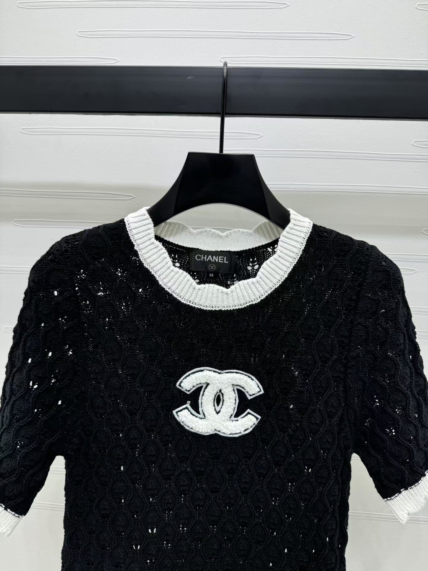 Fashionable Knitted Hollow T-Shirt