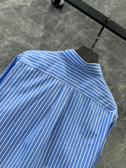 new striped logo shirt