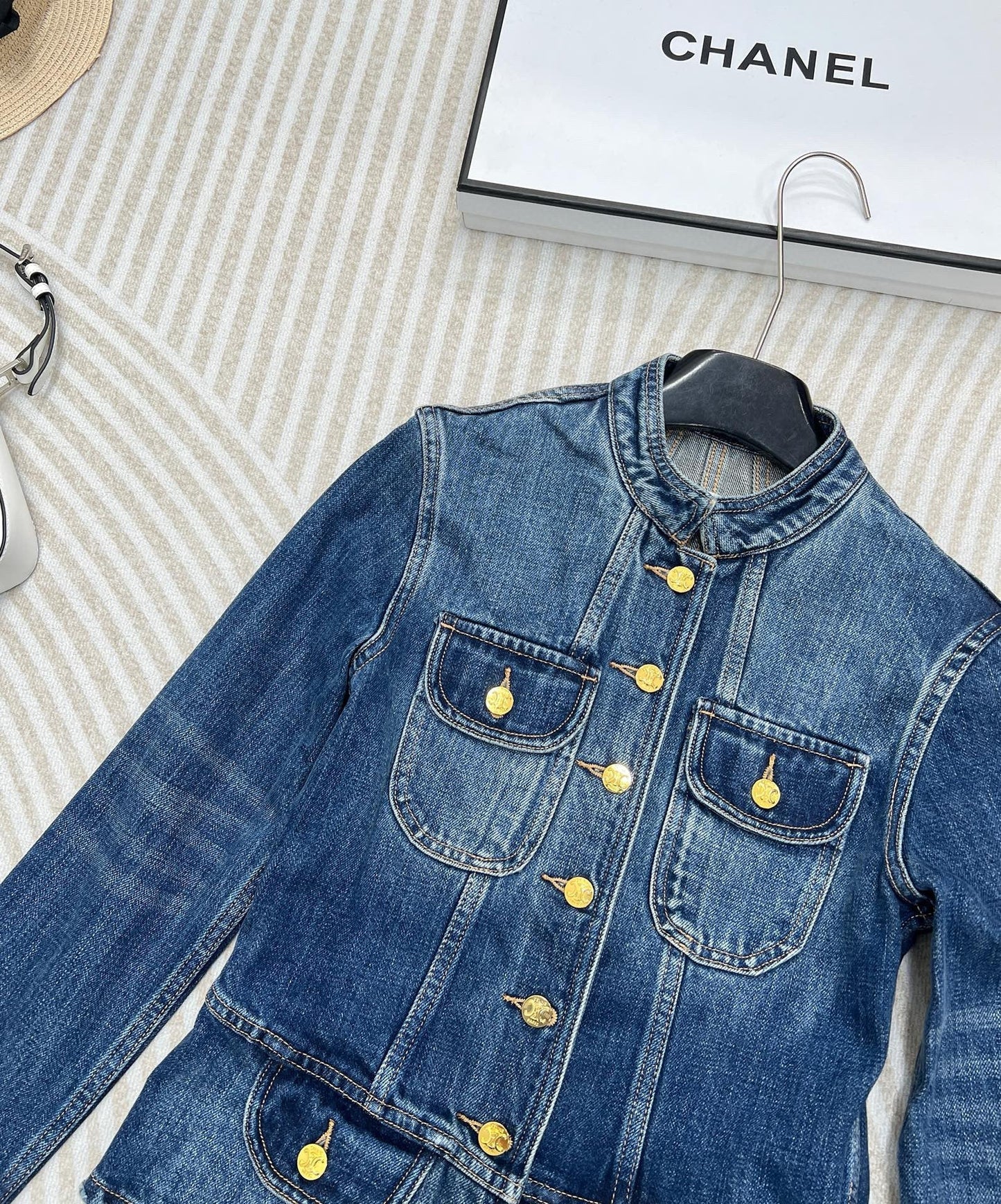 new slim-fit denim jacket