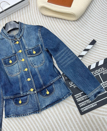 new slim-fit denim jacket