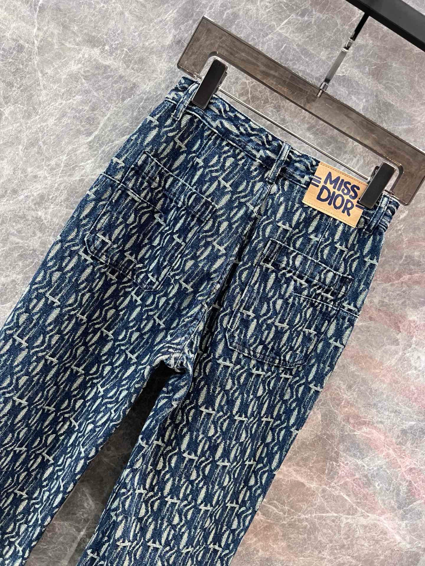 new style printed denim jeans