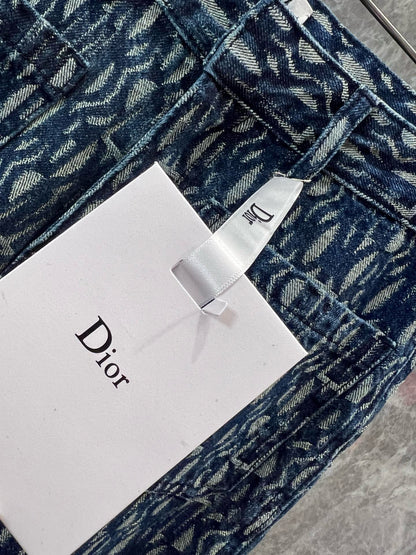 new style printed denim jeans