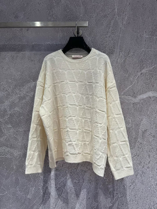 new embossed knitted long sleeves