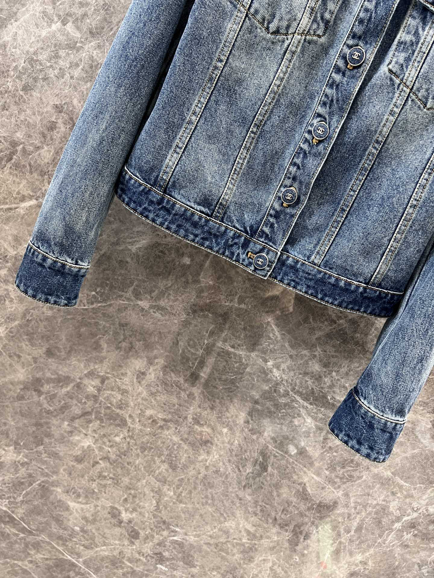 Craft washed denim jacket