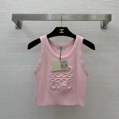 Simple 3D Logo Print Vest