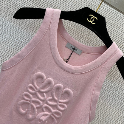 Simple 3D Logo Print Vest