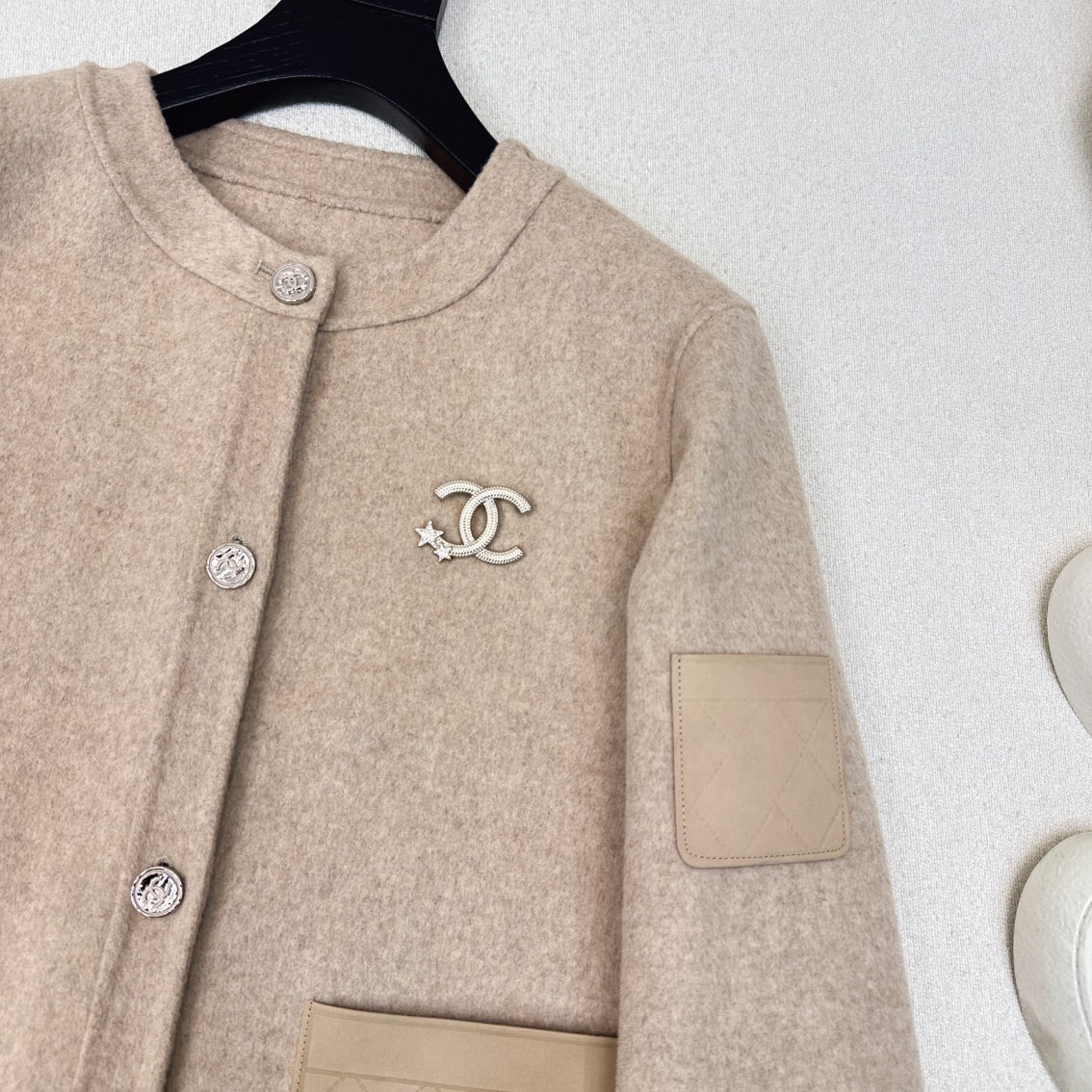 Double-faced cashmere coat