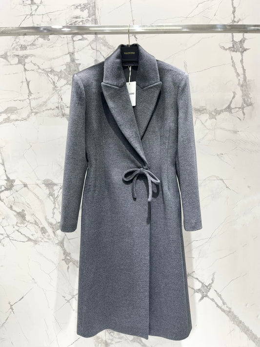 Grey wool coat