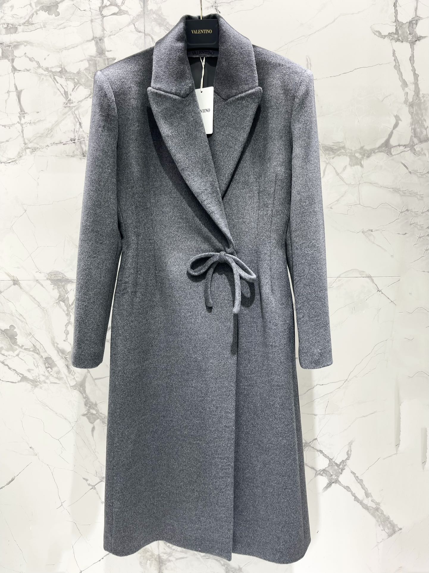 Grey wool coat