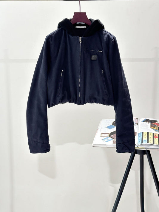 hooded work jacket