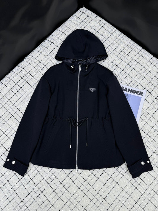 classic triangle hooded jacket