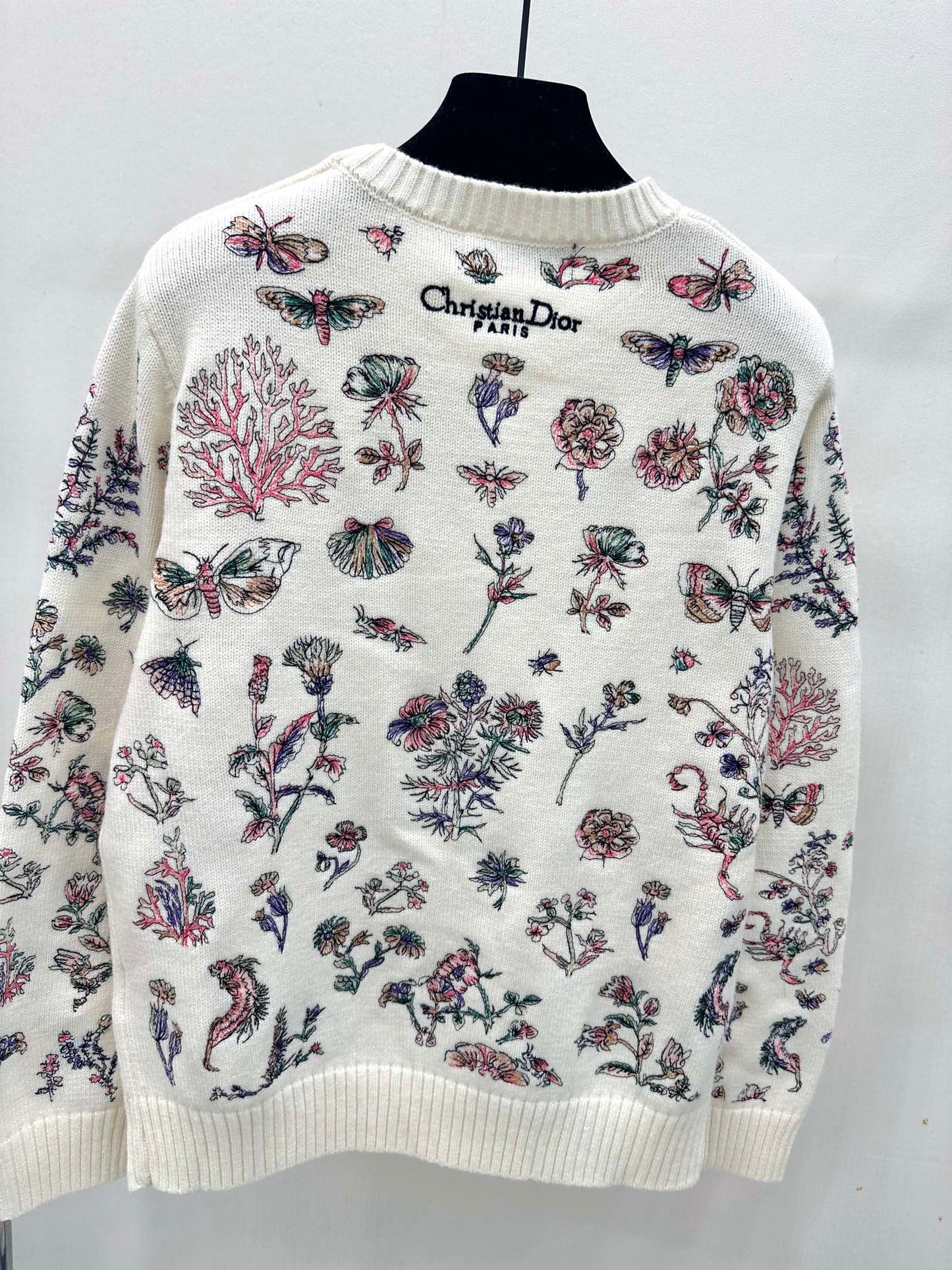 embroidered pullover sweater