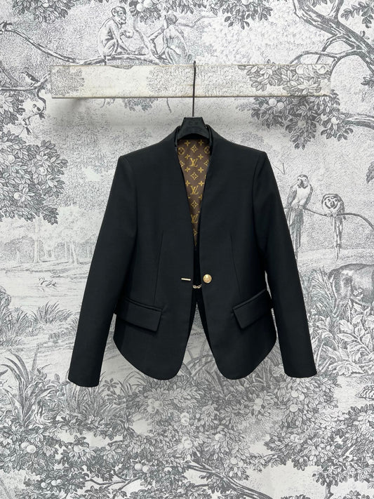 Metal Head Button Blazer