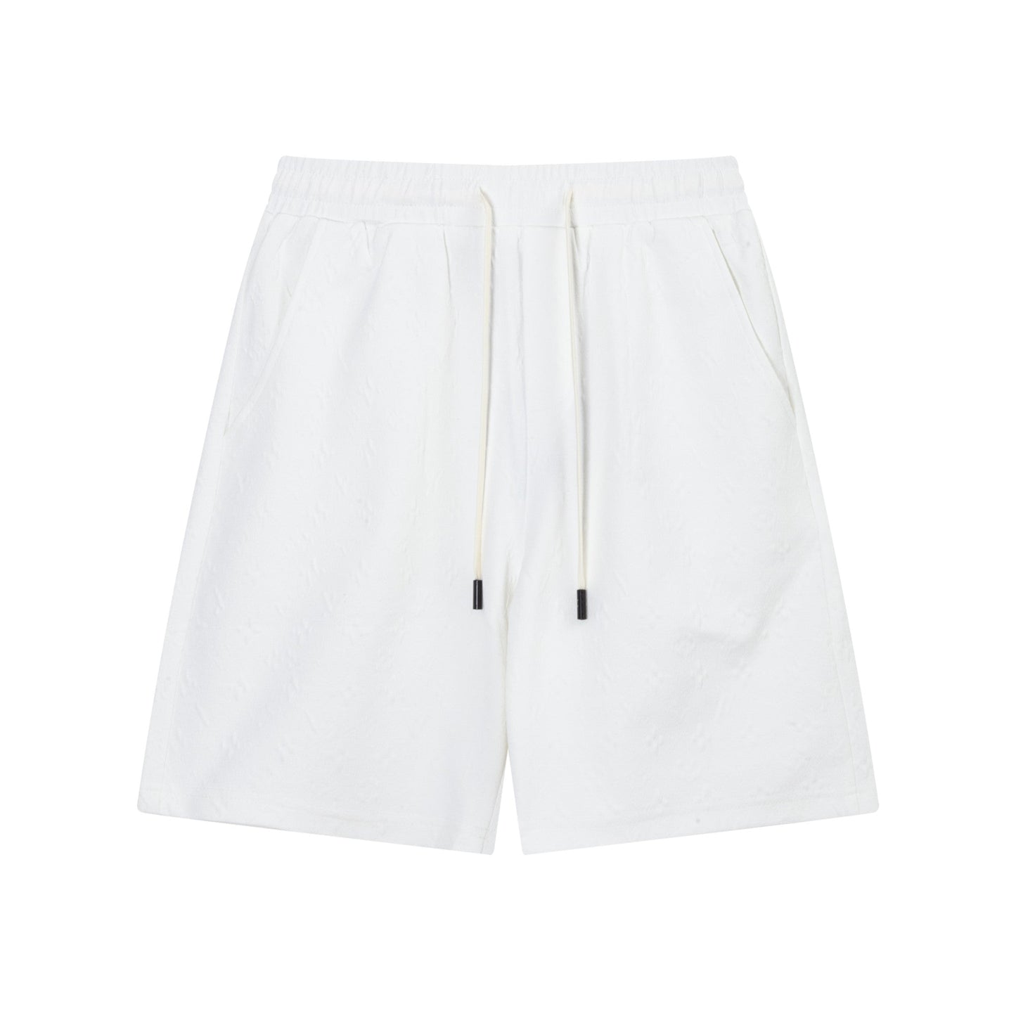 Towel-knit jacquard shorts