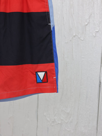 America's Cup print drawstring beach shorts