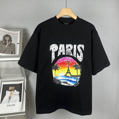 Eiffel Tower Sunset T-Shirt