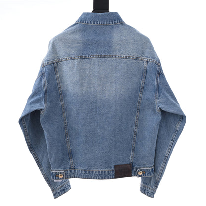 25 applique denim jacket