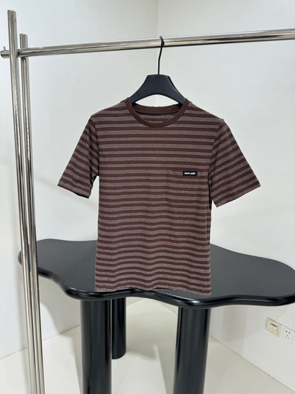 New Arrivals Striped Cotton T-Shirt