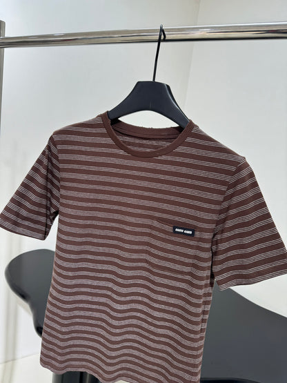 New Arrivals Striped Cotton T-Shirt