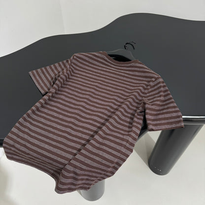 New Arrivals Striped Cotton T-Shirt