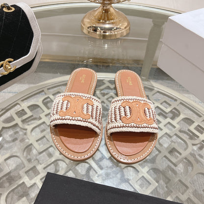 C 25 Arc de Triomphe logo sandals