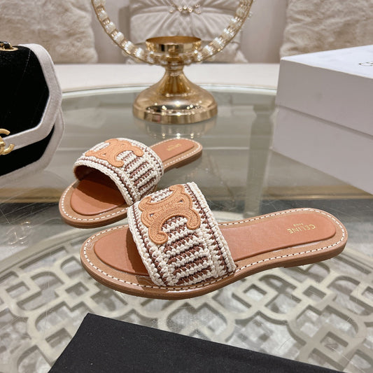 C 25 Arc de Triomphe logo sandals