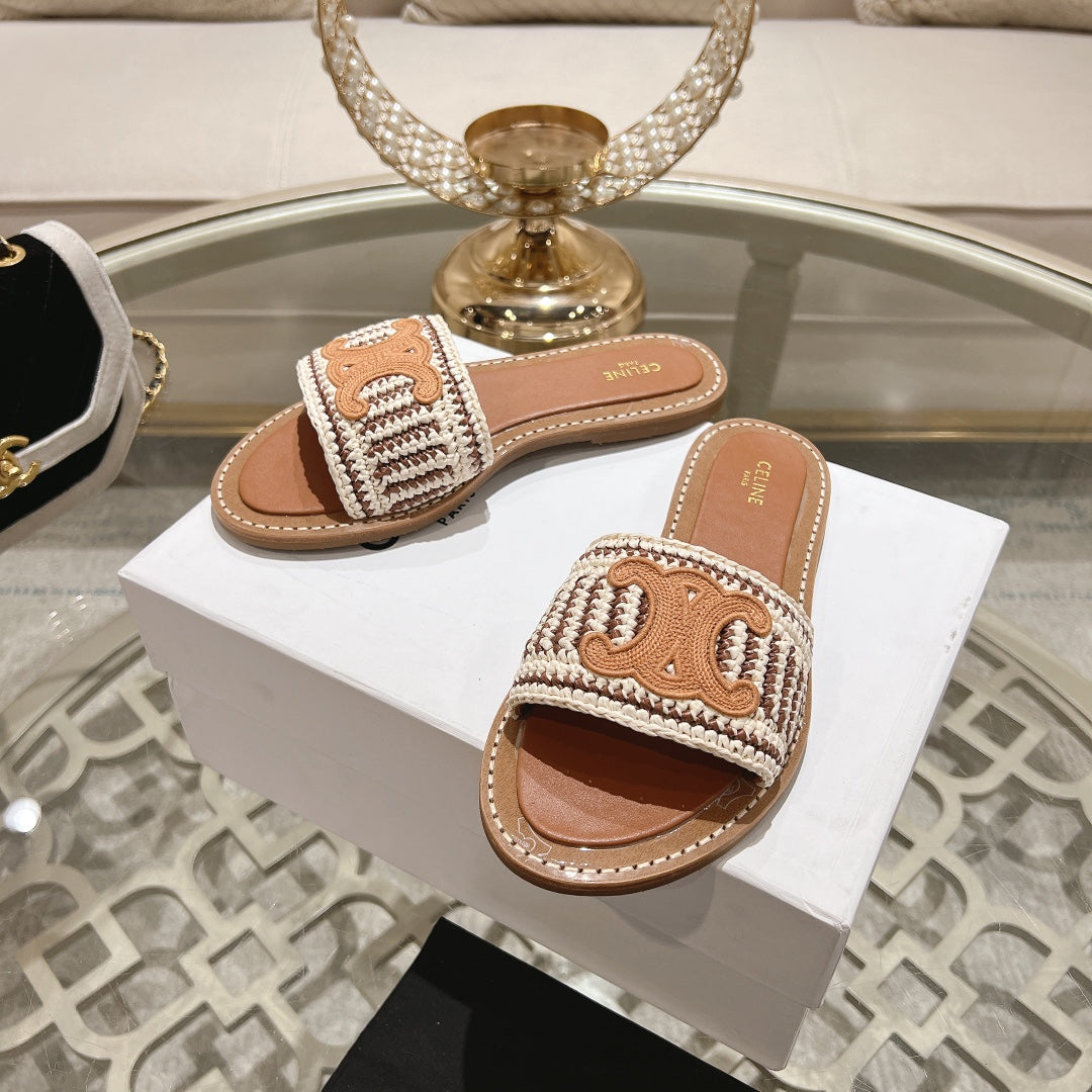 C 25 Arc de Triomphe logo sandals