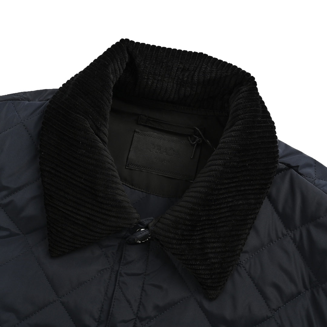 rhombus cotton jacket