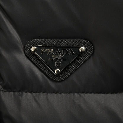 Black triangle down jacket