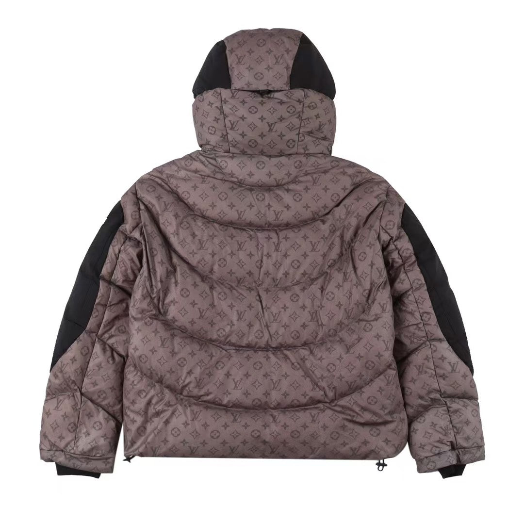 dark pattern down jacket