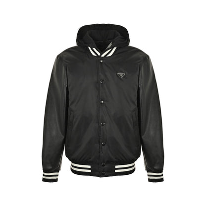 Nylon bomber jacket