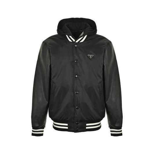 Nylon bomber jacket