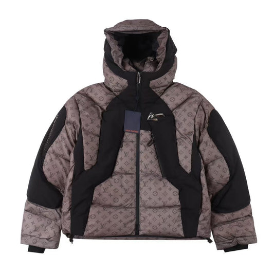 dark pattern down jacket