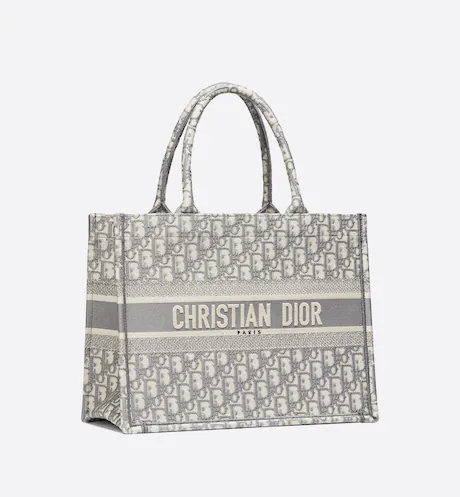 BOOK TOTE Gray DI&&OR  (36 x 27.5 x 16.5 cm)