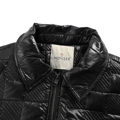 checkerboard quilted jacket