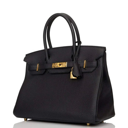 Birkin 30 Black Togo Gold Hardware